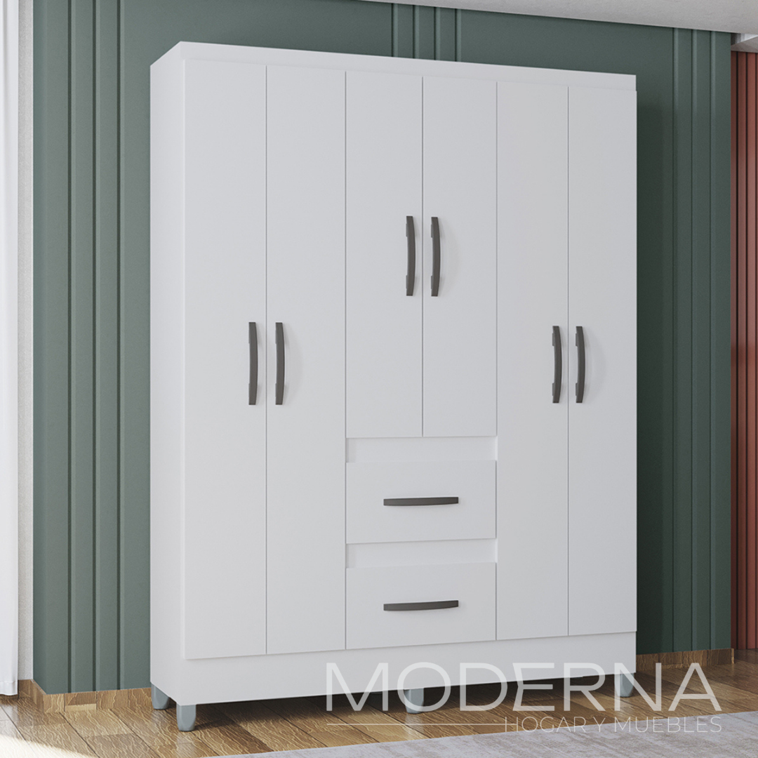 Ropero capri - 6 puertas