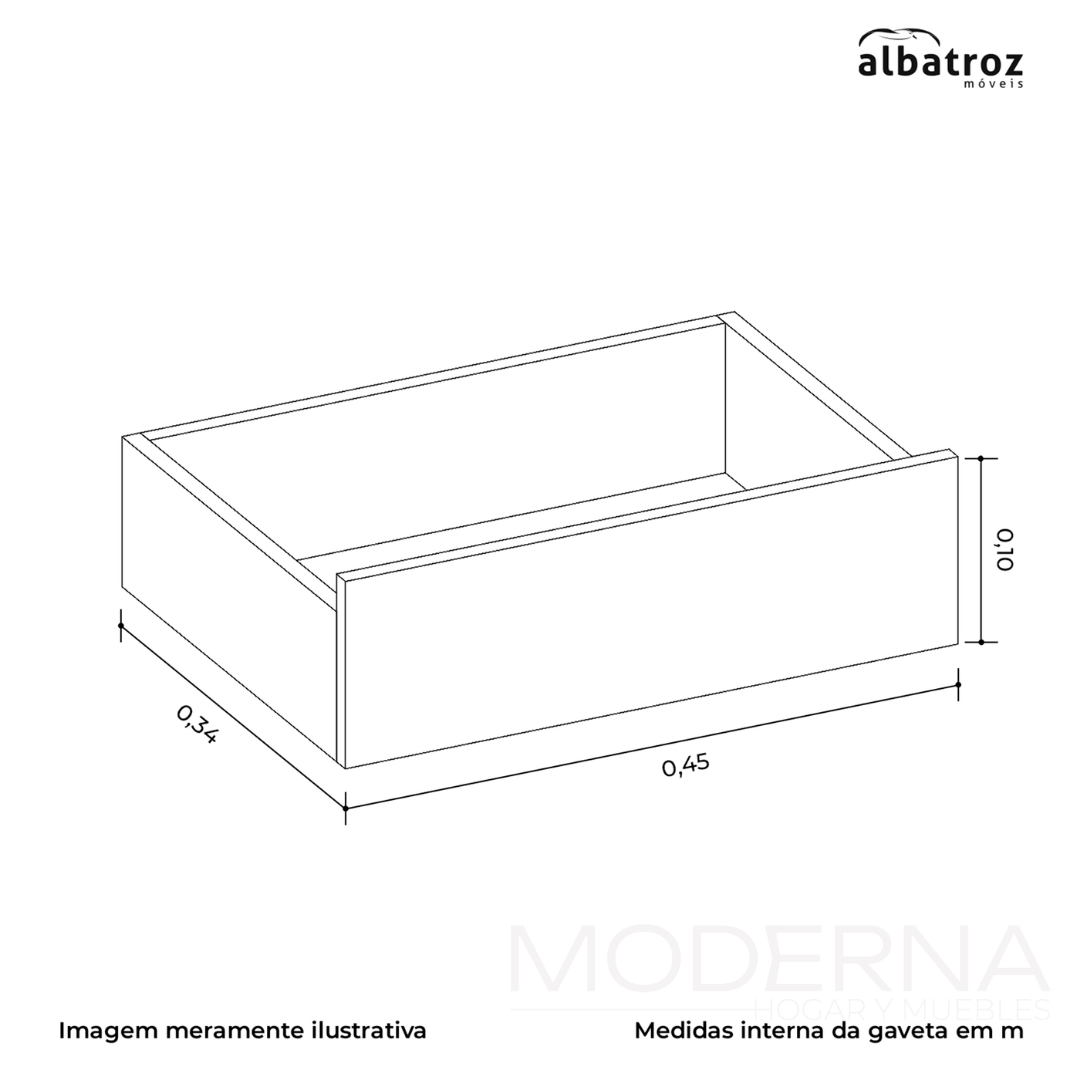 Ropero / Comoda Capri - con espejo
