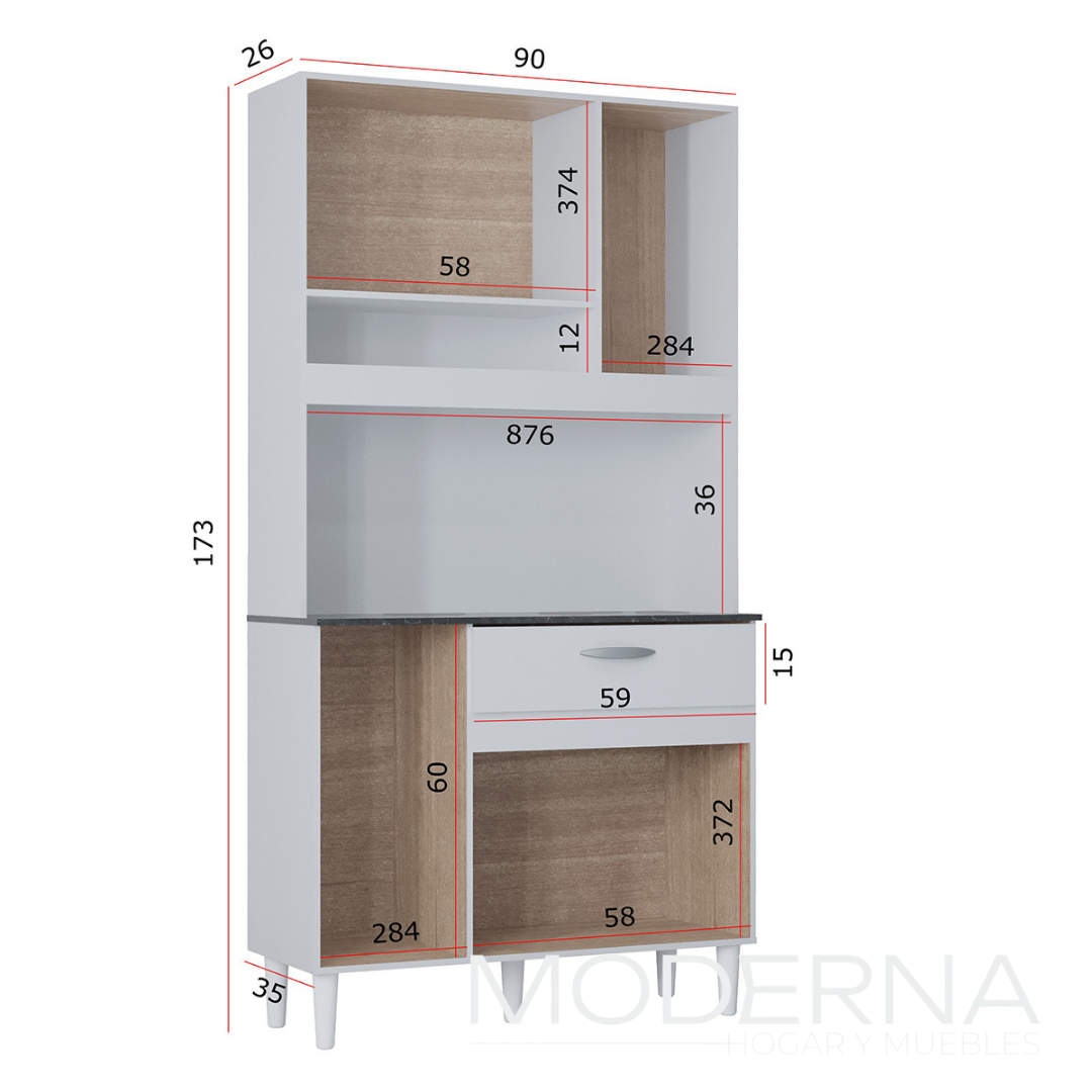 Kit coral - 6 puertas