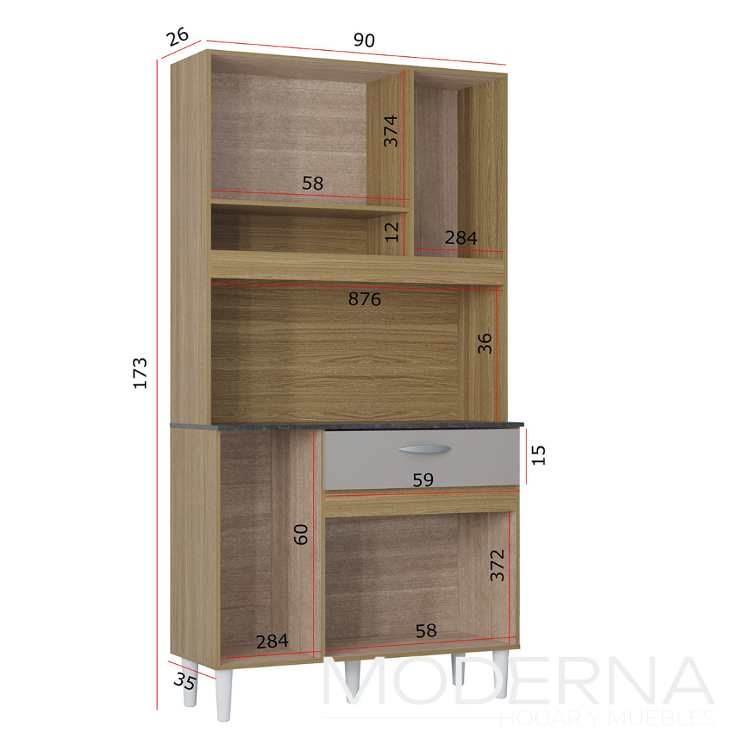 Kit coral - 6 puertas