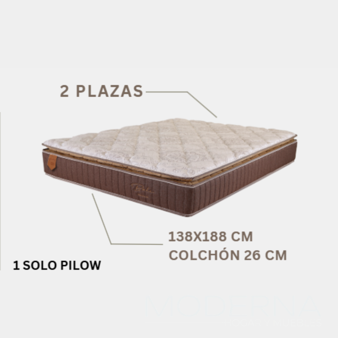 Sommier bali 1 pillow - 2 plazas