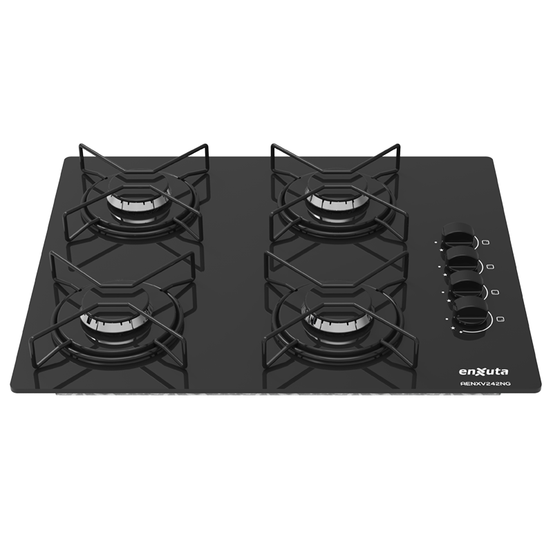 Anafe a gas 4 hornallas- Enxuta