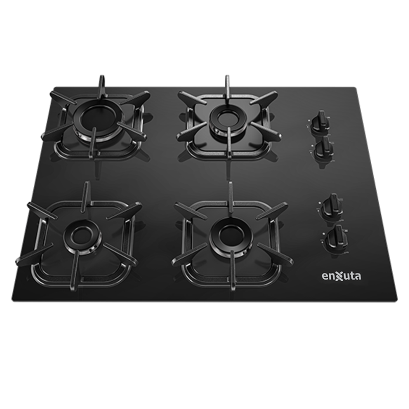 Anafe de empotrar a gas en vidrio- Enxuta