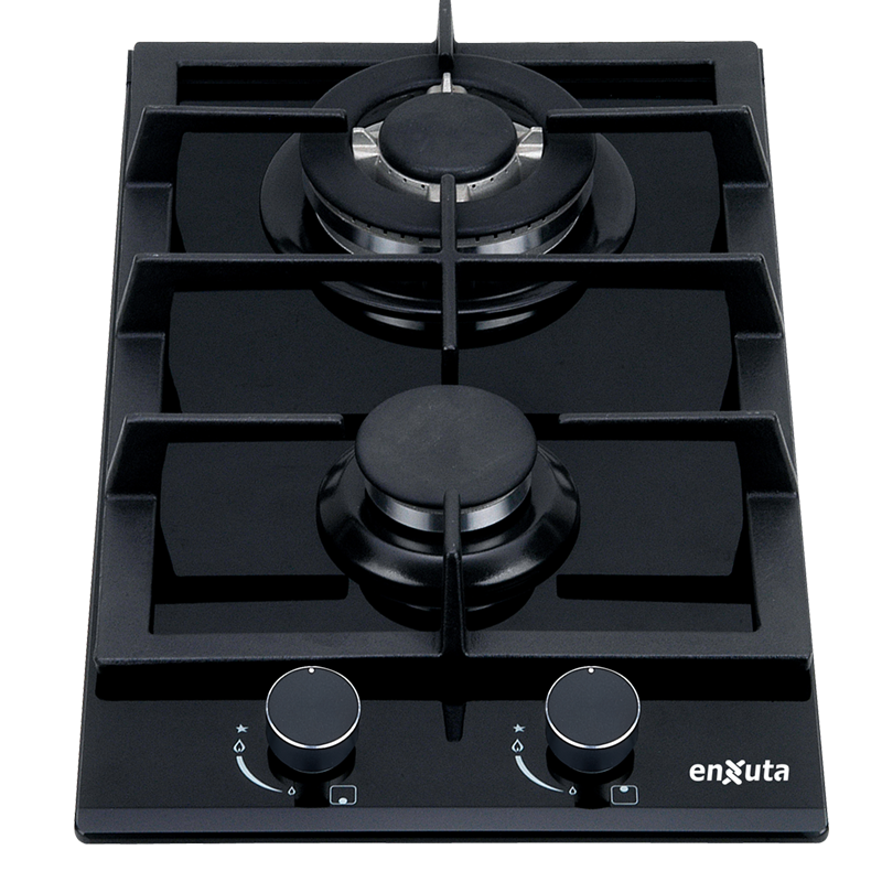 Anafe de empotrar a gas 2 hornallas- Enxuta