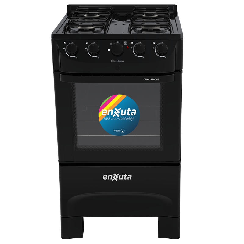 Cocina negra multigas combinada Enxuta