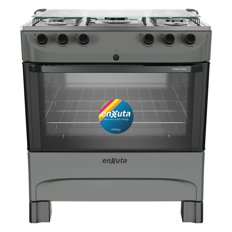 Cocina titanio multigas 5 hornallas Enxuta