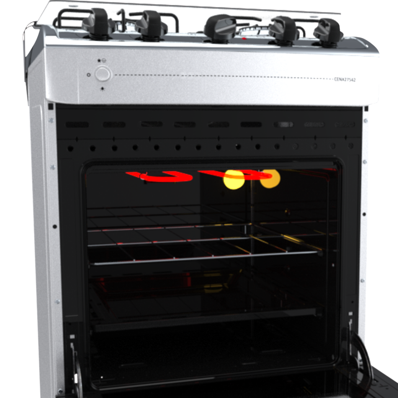 Cocina multigas Encendido automatico total Enxuta