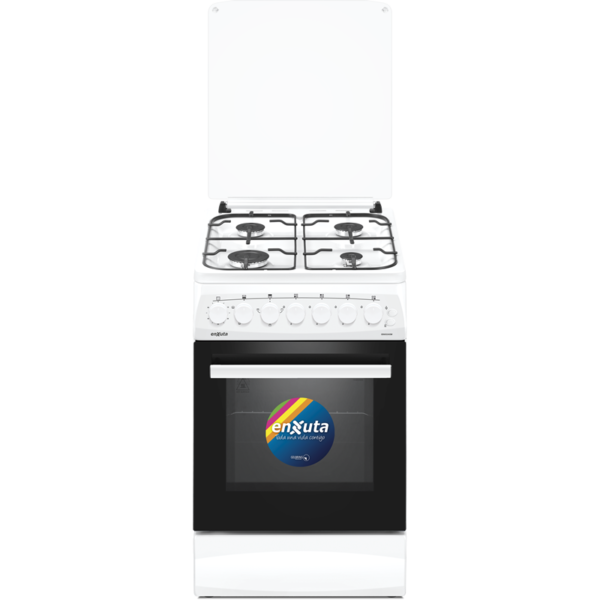 Cocina blanca 4 quemadores 1 grill Enxuta