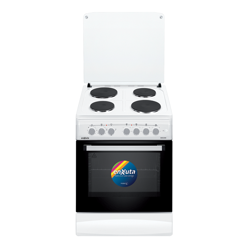Cocina eléctrica blanca Enxuta