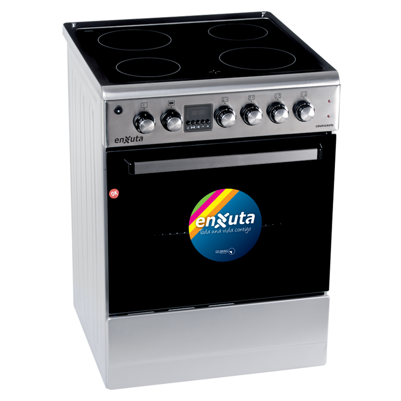 Cocina vitrocerámica eléctrica- Enxuta