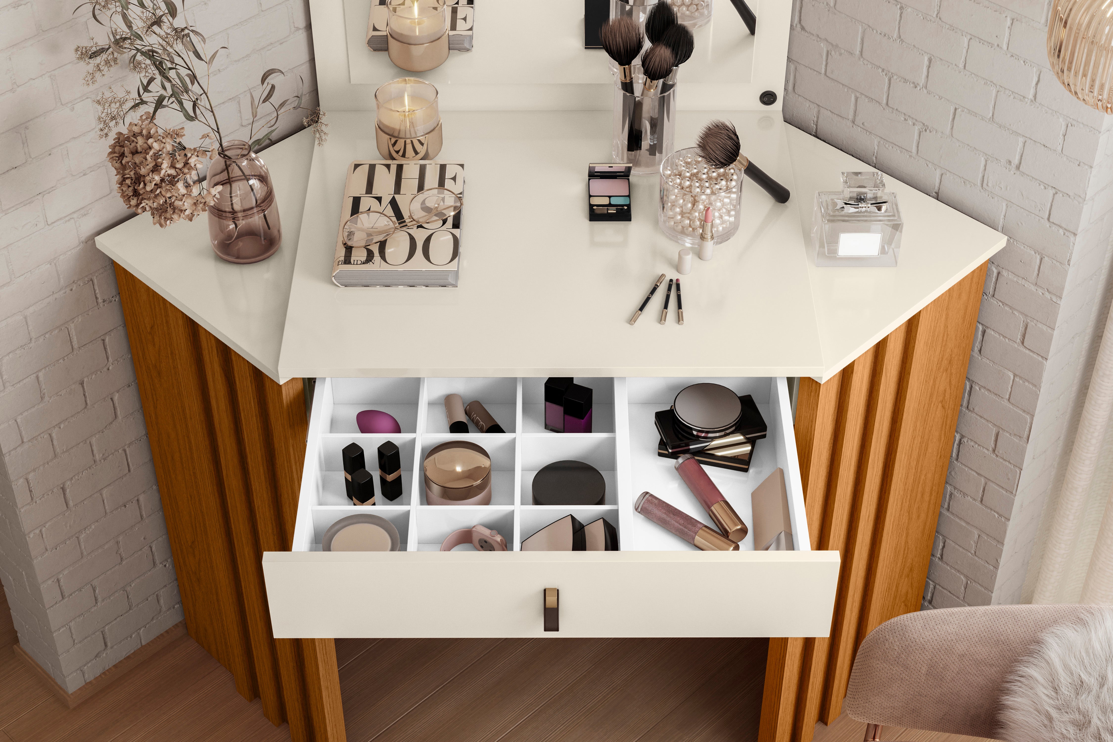 Tocador esquinero Glitter