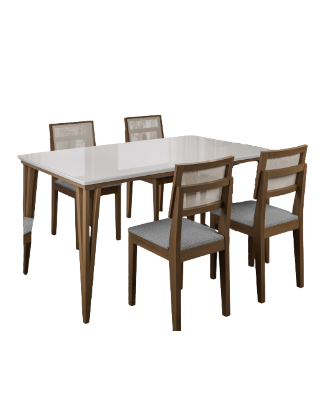 Juego de comedor Safari 4 sillas