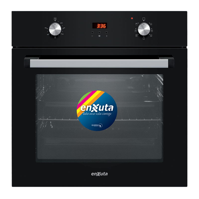 Horno eléctrico digital negro- Enxuta