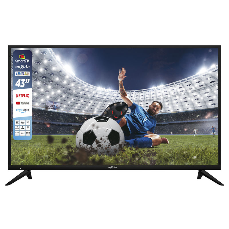 Smart Tv 43” Ultra HD 4K – Enxuta