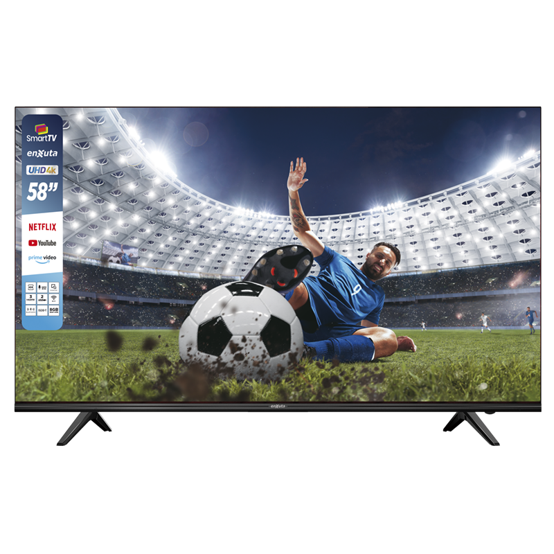 Smart TV 58″ Ultra HD 4K- Enxuta