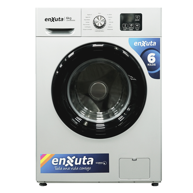 Lavarropas carga frontal 6Kg Enxuta