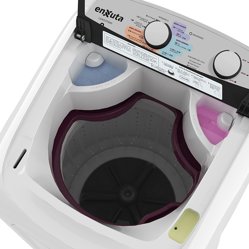 Lavarropas carga superior 8Kg Enxuta
