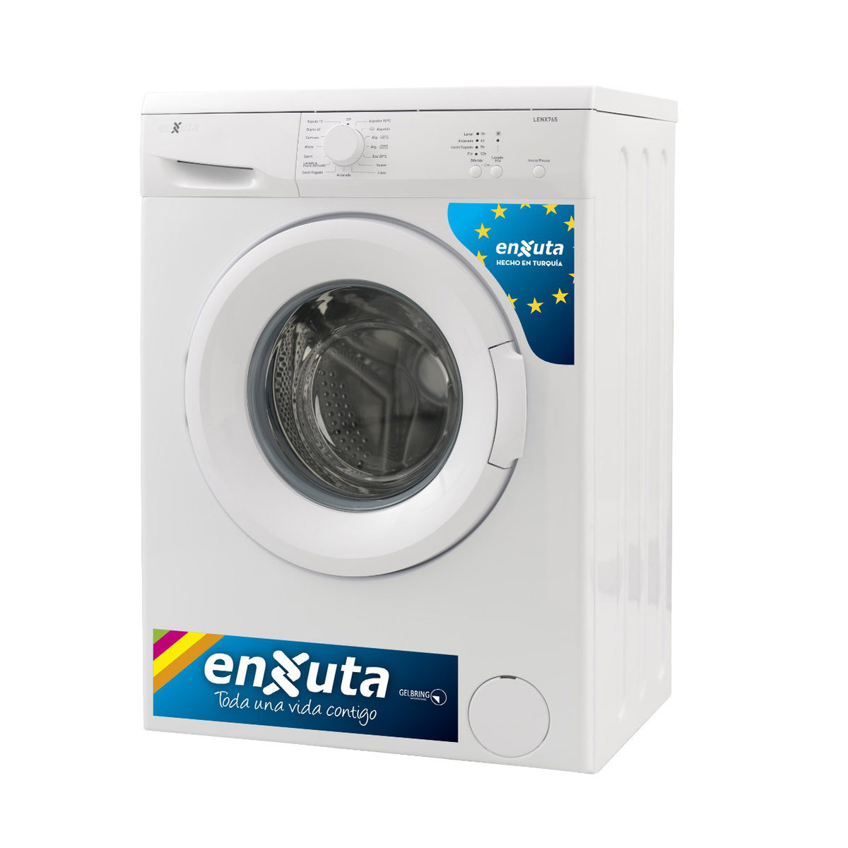 Lavarropas carga frontal 6kg Enxuta