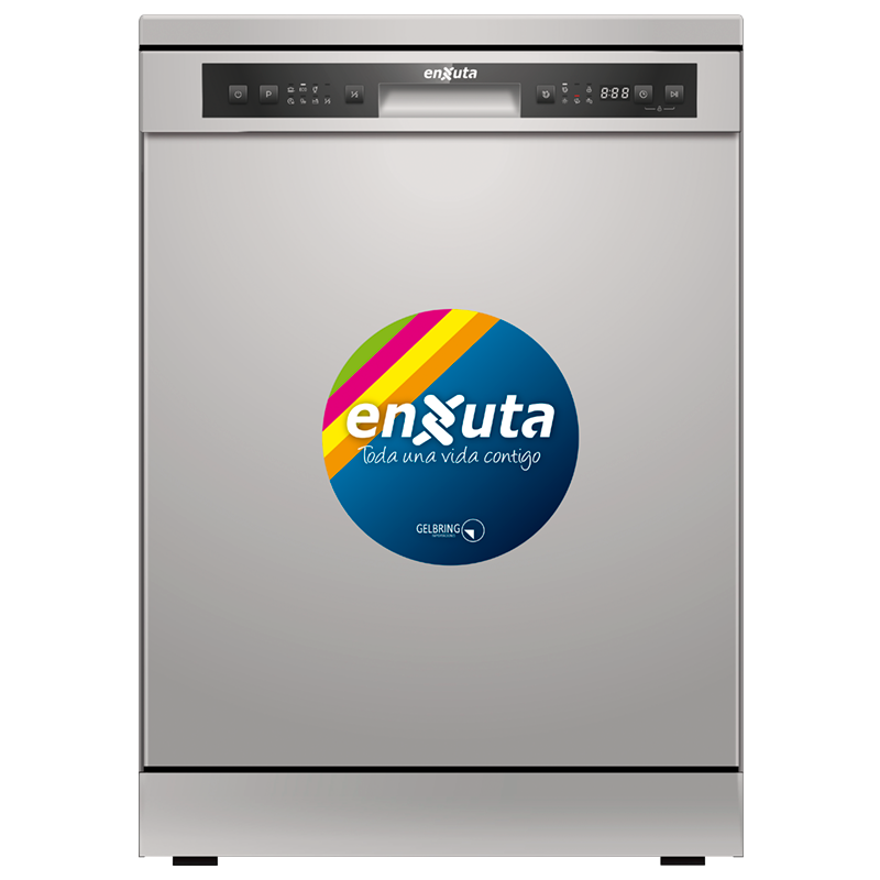 Lavavajillas 13 cubiertos Inox Enxuta