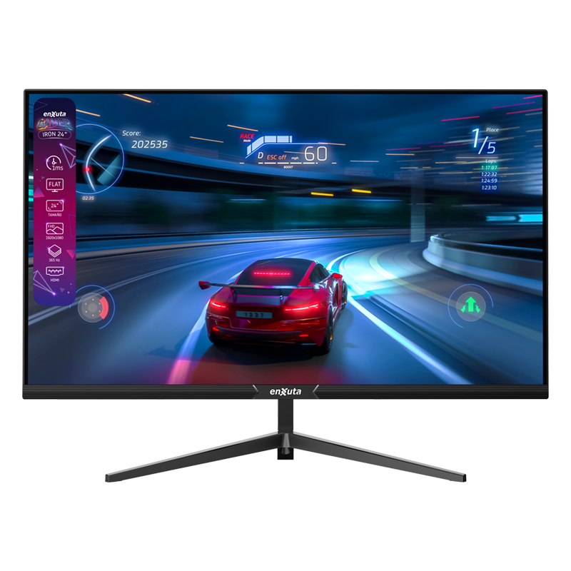 Monitor Gamer IRON 24” Full HD Flat - Enxuta