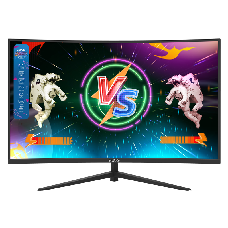 MONITOR GAMER IRON 27” FULL HD CURVO- Enxuta