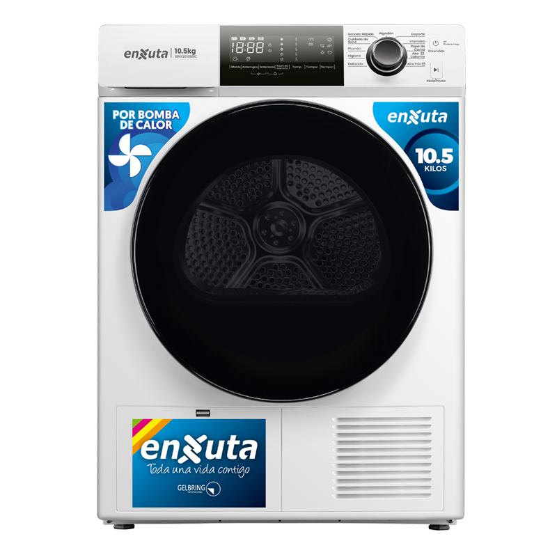Secarropas por bomba de calor 10.5Kg Enxuta