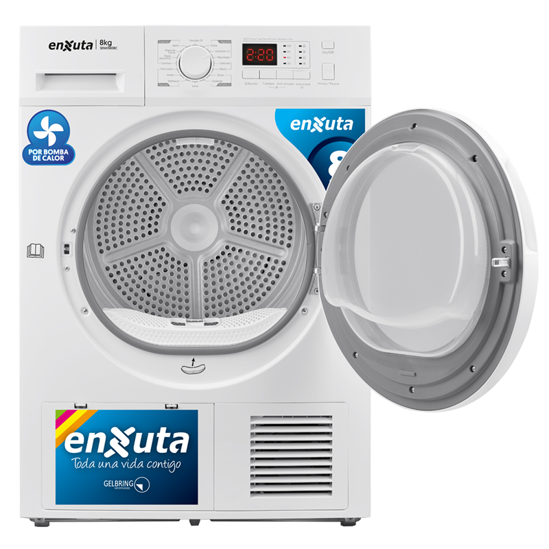 Secarropas por bomba de calor 8Kg Enxuta
