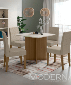 Juego de comedor Helo - 4 sillas