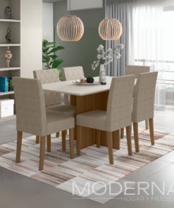 Juego de comedor Helo - 6 sillas