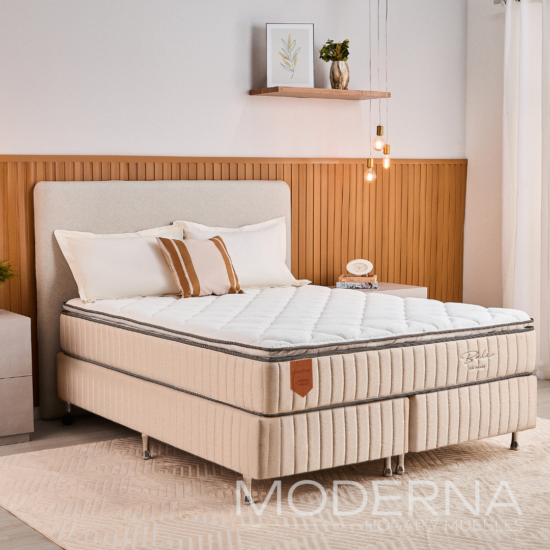 sommier bali 1 pilow 1 plaza 1/2