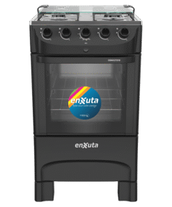 Cocina multigas encendido electrónico negro Enxuta