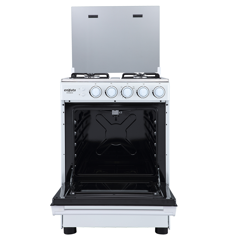 Cocina multigas blanca con termocupla y grill Enxuta - Image 3