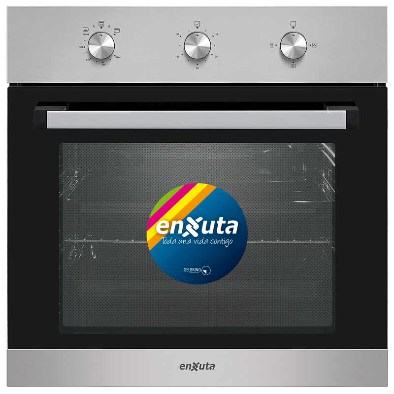 Horno de emportar inox con convección- Enxuta