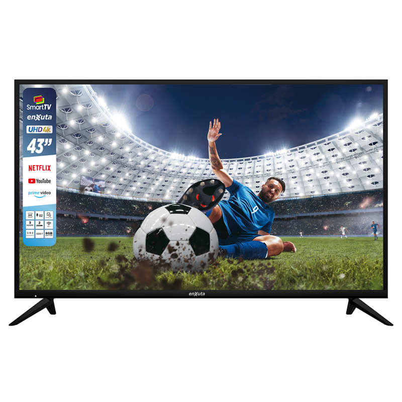 Smart Tv 43” Ultra HD 4K – Enxuta