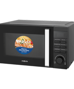 Microondas digital con grill 23Lts Negro- Enxuta