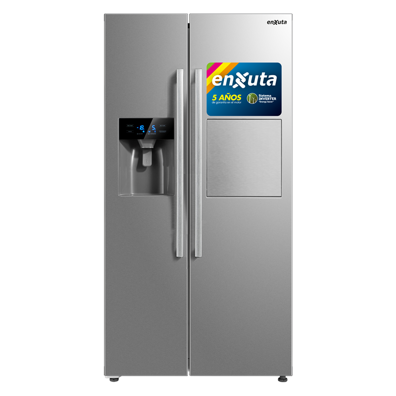 Refrigerador side by side Inox 490Lts Enxuta