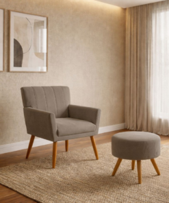 Poltrona Cecilia + Puff