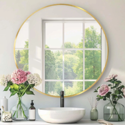 Espejo circular 60cm-Aluminio