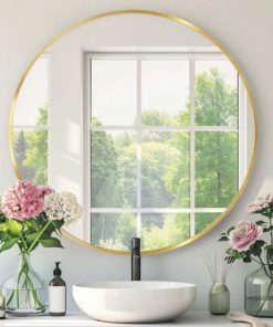 Espejo circular 60cm-Aluminio