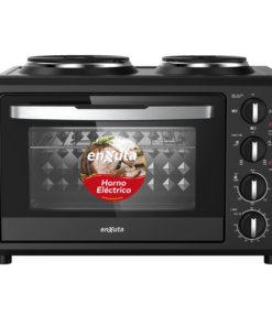 Horno eléctrico 32L Con 2 discos eléctricos- Negro