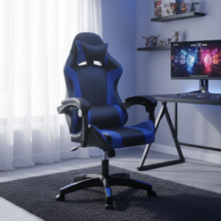 Silla Gamer Azul/Negro