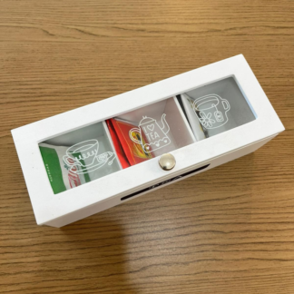 Cajita de té de madera