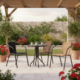 SIlla de exterior de metal