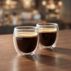 Marcal Set 2 vasos doble fondo 200ml borosilicato varenna