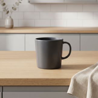 Taza ceramica ibiza negra
