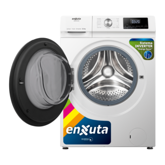 Lavasecarropa automatico inverter 10,5kg carga frontal - Blanco