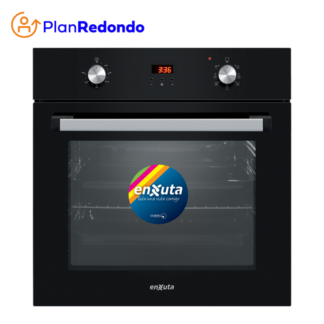 Horno eléctrico de empotrar con convección digital - Negro