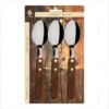 Set x6 cucharas mango de madera