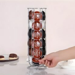 Soporte p/capsulas metal.