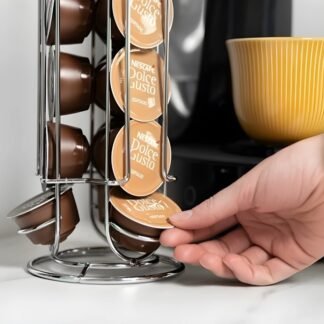 Soporte p/capsulas metal.